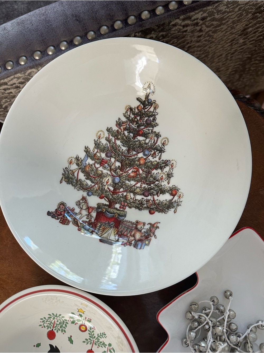 Contemporary Christmas Serving Dish